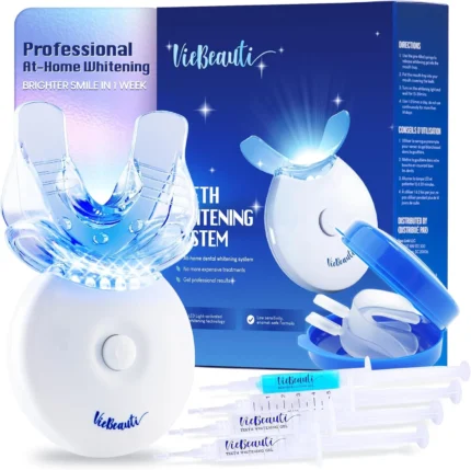 VieBeauti Teeth Whitening Kit – LED Light & Gentle Formula for Sensitive Teeth